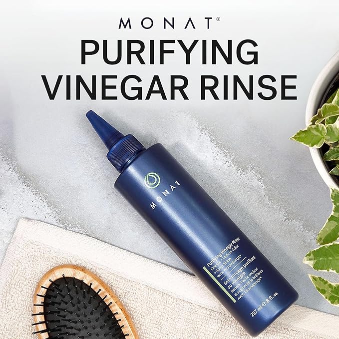 MONAT Purifying Vinegar Rinse - Nourishing Moisturizing Elixir for Shiny, Soft, Smooth and Lustrous Hair