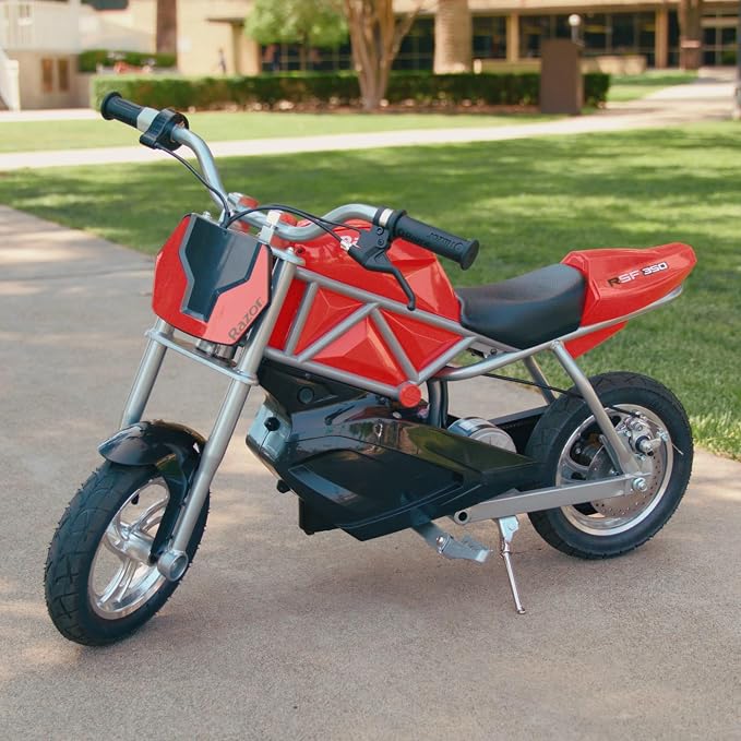 Razor RSF350 Electric Street Bike, Red/Black