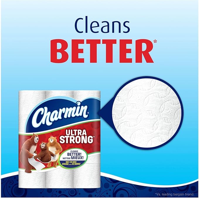 Charmin Ultra Strong Toilet Paper - Mega Roll - 9 Pack