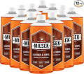 Milsek Leather & Vinyl Cleaner & Conditioner - Cleaning Supplies for Leather Home Furnitures, Couch, Automotive Interior, Shoes, Bags - 12 Fl Oz (Pack of 12) | Bulk pack cleaner conditions and protects leather and vinyl furniture, auto interiors, shoes...