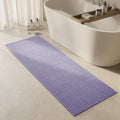 Triohero Bathroom Runner Rugs, Long Bath Mat Runner Washable Thin Quick Dry Low Pile Bathroom Runner Rugs Non Slip, Lavender 24"x70"