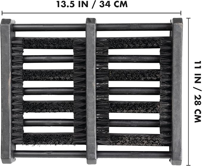 Jobsite Boot Scraper - Outdoor Shoe Scrubber Cleaner Brush