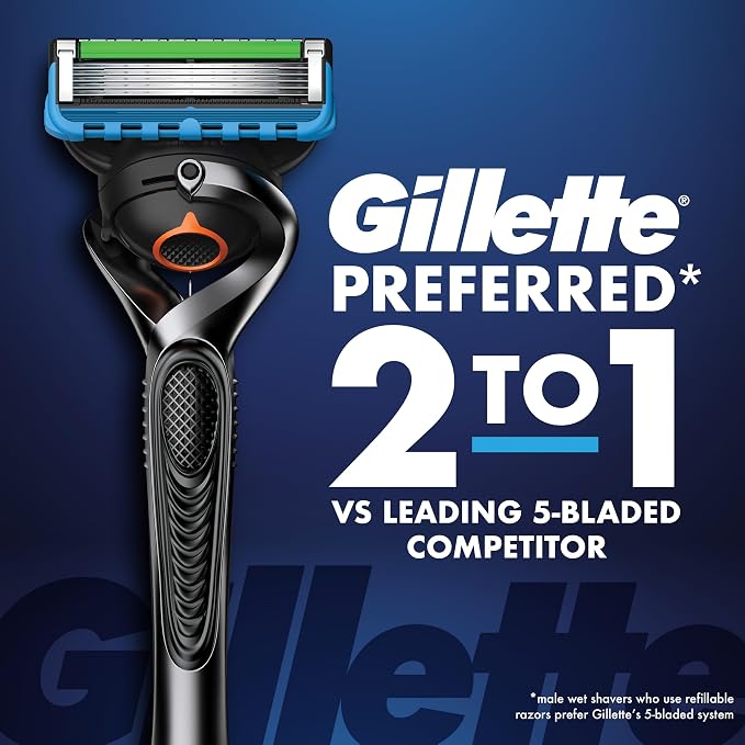 Gillette ProGlide Razor Refills for Men, 8 Razor Blade Refills