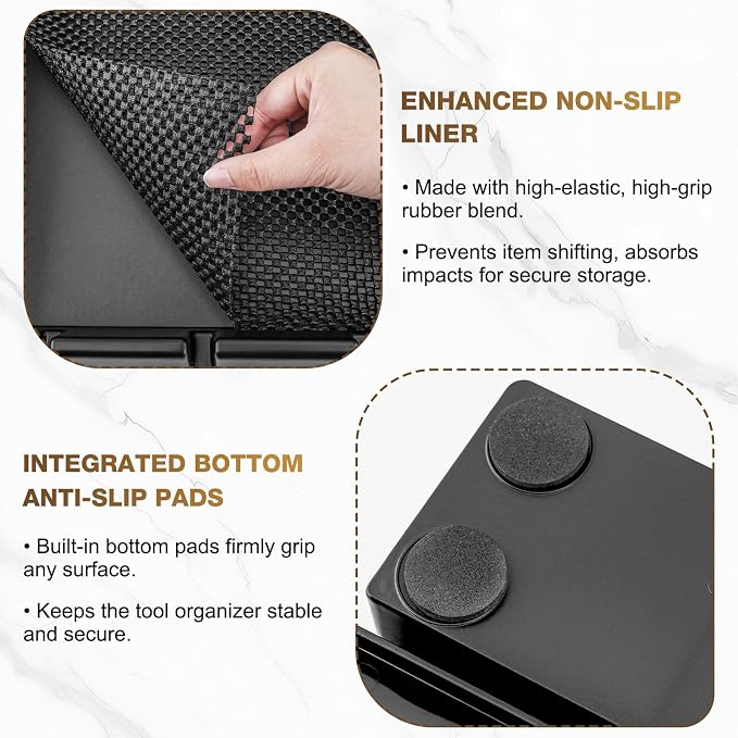 NICEMOVIC Large Barber Station Organizer, Scissors Holder Box, Barber Accessories Supplies, Professional Salon Hairdressing Scissors Rack Holder Storage Organizer for Hairstyling Combs Clips Brushes