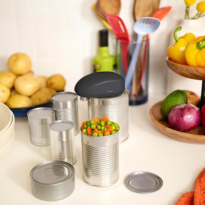 bella Automatic Can Opener, Hands-Free Cordless, Slate