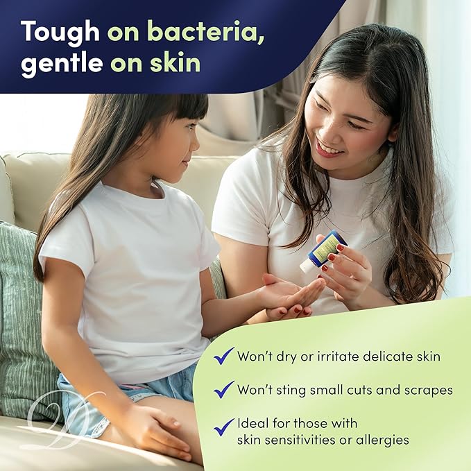 Terra Pure Hand Sanitizer Gel, 1 oz 6 Pack, Alcohol Free Silver Citrate Formula with Aloe Vera and Vitamin E, Non Drying Bulk Travel Size for Hotels, Gyms, Schools, Offices, Events