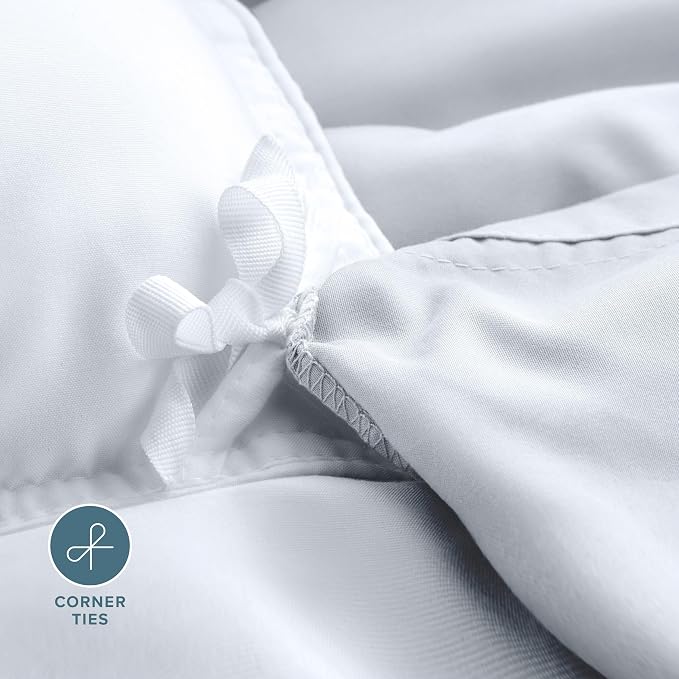 Bare Home Bedding Duvet Cover King Size - Premium 1800 Super Soft Collection - Lightweight, Cooling - Soft Breathable Bedding Duvet Cover (King, White)