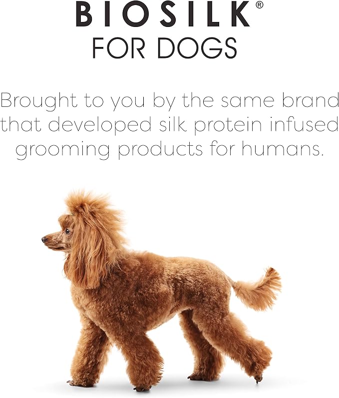 BioSilk for Pets Eco Friendly Detangling Pin Brush for Dogs, Gentle Dog Grooming Brush Designed to Help Remove Knots and Tangles and Support Healthy Coats for All Dogs