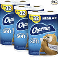 Charmin Ultra Soft 2-Ply Mega Roll Toilet Paper, 264 Sheets Per Roll, 8 Rolls Per Pack, Case Of 3 packs