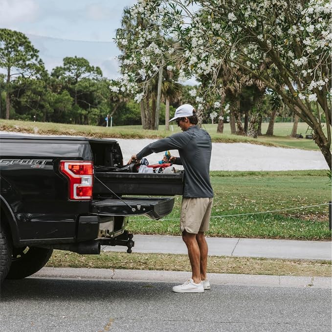 DECKED Truck Bed Storage System Includes System Accessories | Compatible with RAM 1500 (2019-Current New Body Style/Redesigned DT) 6'4" Bed