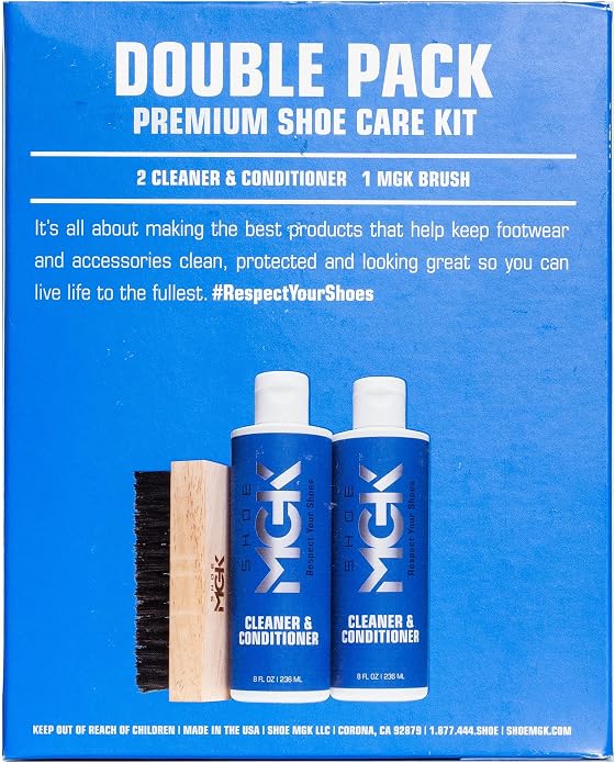 Double Pack XL Shoe Cleaning Bundle for Everyday White, Athletic & Leather Shoes