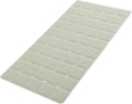 Webos Foldable Silicone Bathtub Mat: Jumbo Size Heavy Duty Safety Bath Mat for Tub Without Suction Cups Non Slip Bath & Shower Mat for Textured, Reglazed, Refinished Tub (Beige, 35.8 x 17.7)