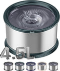 4.5L Stainless Steel Dog Water Bowl, No Spill Water Bowl for Dogs | Large Capacity, Slow Drinking Feeder, Splash Proof, with Anti-Slip Mat, Dishwasher Safe, Sturdy, Suitable for Mess Drinkers