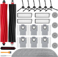 28 Pack S8 MaxV Ultra Accessories Compatible with Roborock S8 Max Ultra and MaxV Ultra Robot Vacuum,Main Brushes,Dust Bags,Mop Cloths,Edge Mop Cloths,Filters,Side Brushes,Self-Main Brush
