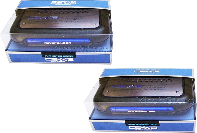 CS-X3 fresh Squash scent 2 Units and 4 Refill Cartridges CSX3 Bundle Car Freshener