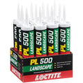 Loctite PL 500 Landscape Block & Stone Construction Adhesive, 10 fl oz Cartridge, 12 Pack