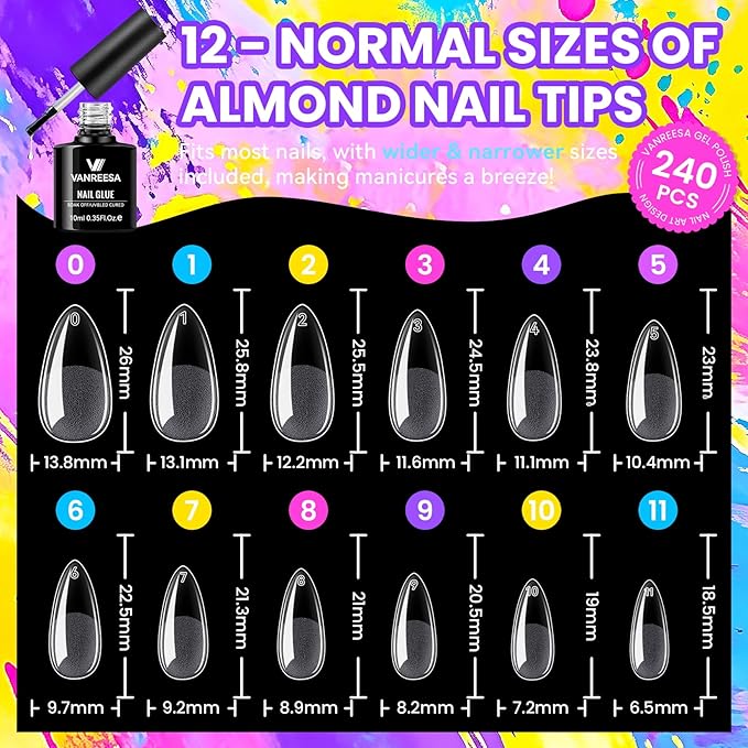 VANREESA 115Pcs Gel Nail Polish Kit with U V Light Nail Drill Almond Nail Tips -40 All Seasons Colors Gel Polish Set with 5Pcs Base Top Coat Gel Nail Kit for Beginners with Everything Gifts for Women