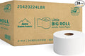 Sierra Hygiene Little Big Roll 2-Ply Toilet Paper Roll 3.5" x 420’ (1,260 Sheets) with 6” diameter - 24/Case - Compatible ONLY with Sierra Hygiene Dispensers