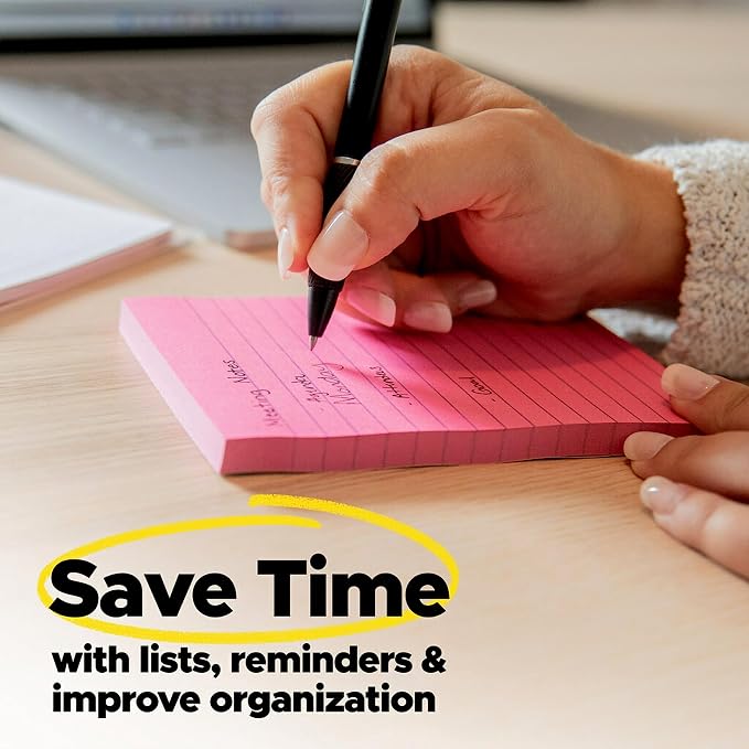 Post-it Mini Notes, 1.5x2 in, 24 Pads, America's #1 Favorite Sticky Notes & Super Sticky Notes, 3x3 in, 24 Pads/Pack, 70 Sheets/Pad, Amazon Exclusive Bright Color Collection, Aqua Splash