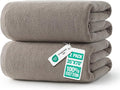 REDKISS 2 Piece Extra Large Bath Towels 35 x 70 Inches, Taupe | 100% Cotton Oversized Bath sheets, Super Soft Highly Absorbent & Quick Dry Shower Towel for Bathroom, Pool, Spa, Gym