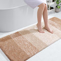OLANLY Large Bathroom Rugs Mat 54x24, Extra Soft Absorbent Microfiber Bath Rugs, Rubber Backing, Quick Dry, Machine Washable Bath Mats for Bathroom Floor, Tub and Shower, Home Decor Accessories, Beige