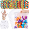 2000 Pcs Rubber Bands Kit for Tie Dye Projects Craft Project Colorful Elastic Rubber Band with 200 Pairs Gloves 200 Sealed Bags for Office Supplies Tie Dye Accessories