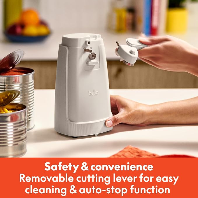 Electric Can Opener, Automatic One-Touch, Oatmilk