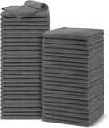 UNIMADE Salon Towels 48 Pack, Super Soft Microfiber Gym Towels | Highly Absorbent Hair-Drying Cloth for Gym, Bath, Spa Use and Home Beauty Care - Grey (16x29 inch)