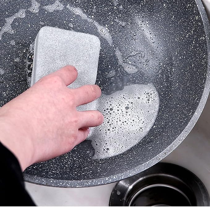5PCs Kitchen Supplies Cleaning Brush Sponges Magic Dishwashing Brush Household Gadgets Tools Eraser for Office Bathroom
