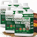 Landscape Adhesive, 4 Gallon Mulch and Gravel Binder, Water Permeable | Large 4 Gallon Size for Bigger Landscaping Projects, With Strong Hold for Mulch, Gravel, Bark and Decorative Rock.