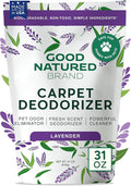 Good Natured Brand | Carpet Deodorizer & Freshener Powder | 31 oz Pet Odor Eliminator for Strong Odor & Pet Urine | Fresh Natural Lavender Scent | Safe for Homes with Pets