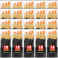 Acrylic Paint Brush Set, (20 Packs /200 pcs) Nylon Hair Brushes for Oil and Watercolor, Perfect Suit of Art Painting, Best Present for Painting, Black
