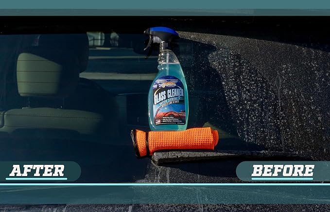 Gliptone Streak Free Glass and Window Cleaner, Ready-To-Use with Anti Static Formula, Repels Lint & Dust. Safe for all Glass and Hard Surface Applications (22 Fl Oz)