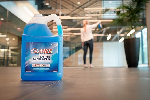 Diversey Glance Powerized Professional Glass & Surface Cleaner, 1 Gallon (4 Pack)