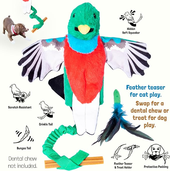 Milunova Pupr Pals Dog Wrestling Toy Puppet with Tough Padding for Safe Interactive Play, Protection to Stop Puppy Kitten Biting Hands; for Boredom-Busting Training and Exercise
