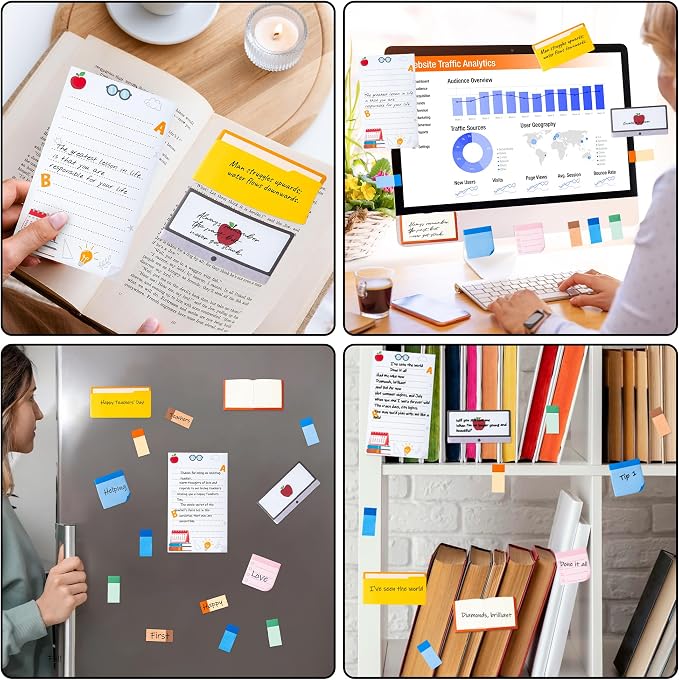 Xqumoi 2 Pack Best Assistant Principal Sticky Note for School Office Supply | School Assistant Principal Self-Stick Note, Teacher Appreciation Gift, Writing Memo Pad, Back to School Office Supplies