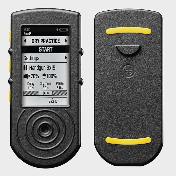 SG Timer 2 | Smart Shot Timer for Training & Dry Fire Practice, Water Resistant, Next-gen Sensor, Bluetooth & Free Mobile app with Extra Features.