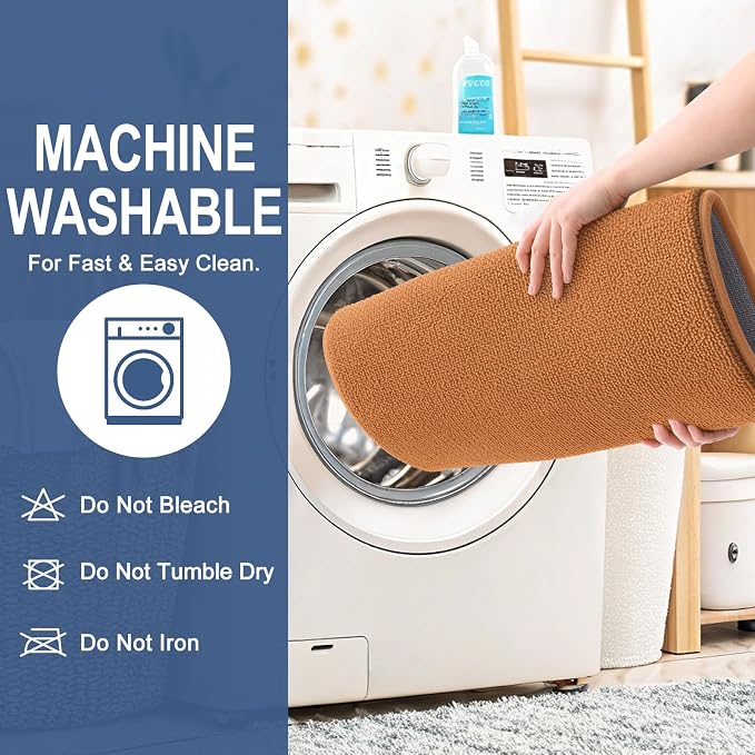 OLANLY Thick Memory Foam Bathroom Rugs 30x20, Soft Absorbent Bath Mat, Clay | Quick Dry Bath Mat Rugs, Non-Slip Mats, Machine Washable Carpet for Bathroom Floor, Tub and Shower, Home Decor Accessories