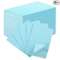 50pcs Disposable Nail Mats Foldable Nail Paper Towels for Table Acrylic Nail Practice Sheet, 3 Ply Waterproof Clean Nail Table Practice Mat for Salon Manicure Tattoo,Nail Art Accessories13"x18"(Blue)