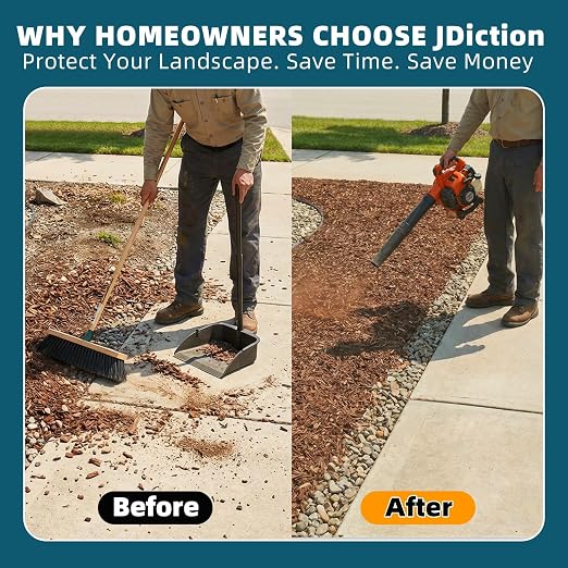 JDiction Rock Glue MAX for Landscaping, 1Gal Mulch Binder with Pump Sprayer | Mulch & Rock Glue for Pea Gravel, Pebbles & Rubber Mulch – Covers Up to 400 sq.ft – Waterproof, Dries Clear & Matte, Pet Safe