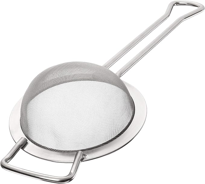 Küchenprofi Heavy Duty Fine Mesh Stainless Steel 3-Inch Classic Strainer, Metallic
