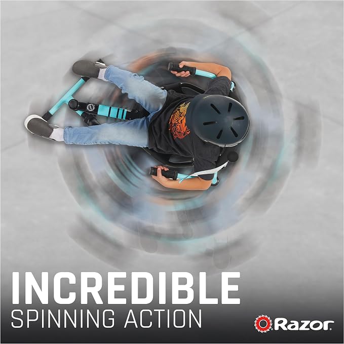 Razor Crazy Cart Shuffle – Kid-Powered Drifting Go-Kart for Ages 4+, Crazy Cart Drift Bar Technology, Adjustable Frame with 5 Length Settings