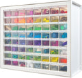 IRIS USA 64-Drawer Screw Organizer, Made in USA, Storage Chest for Charms, Beads, Craft, Scrapbook & Hobby Supplies, Hardware, Screws, Nuts & Bolts, Garage Tools, Teacher Toolbox, White