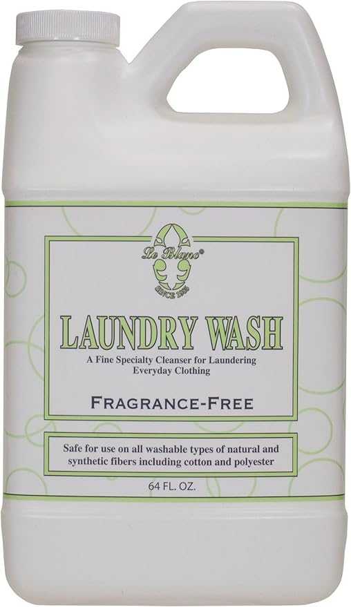 Le Blanc® Fragrance-Free Laundry Wash – Luxury Laundry Cleanser for Everyday Clothing- 64 oz. (1 pack)