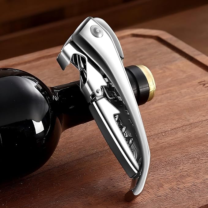 Wine Opener -Professional Corkscrew Wine Opener with Foil Cutter & Cap Remover， Manual Wine Key for Waiters, Bartenders & Home Use，Gift for Wine Lovers，the unicorn beetle looks