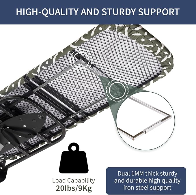 Wall-Mounted Steel Farme Folding Ironing Board (Ironing Board with Holder)