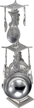 Crosby & Taylor Fish Pewter Measuring Cups and Spoons Super Post Set