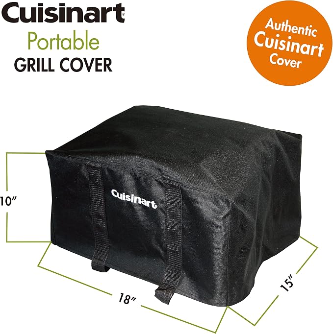 Cuisinart LP Adapter Hose (4 feet, Black) and Cuisinart CGC-18 Tabletop Grill Tote Cover