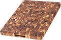 Teakhaus Butcher Block Cutting Board - Large Wooden Cutting Board - Holiday Gift Ideas for Men and Women - Gift-Ready End Grain Wood, Knife Friendly - FSC Certified
