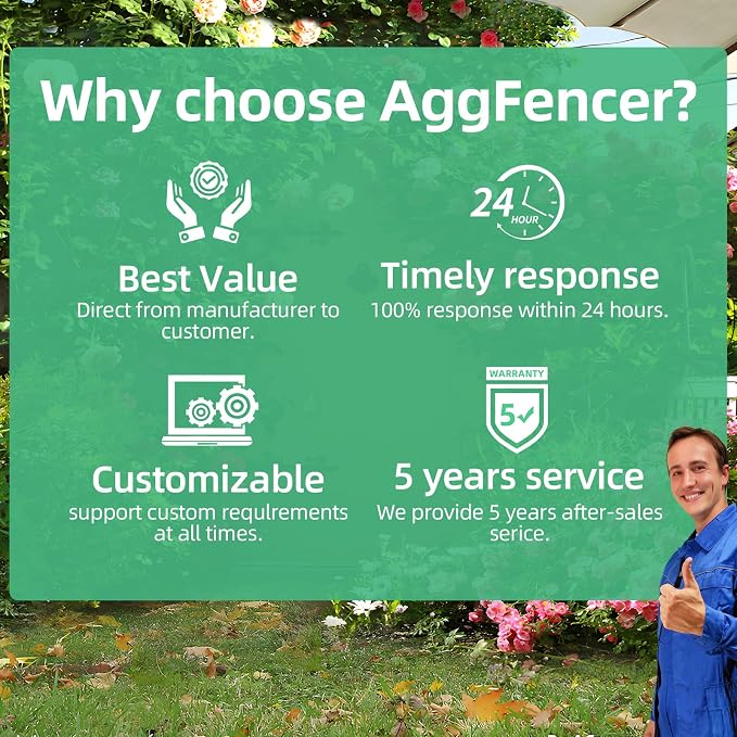 AggFencer Landscape Edging 4in Garden Edging Borders No Dig 50ft | Flexible Landscaping Edging Kit for Flower Bed Lawn Yard Grass Brown with 92 Pcs Spikes